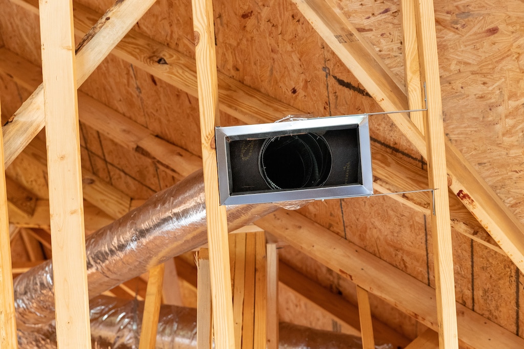 air duct installation