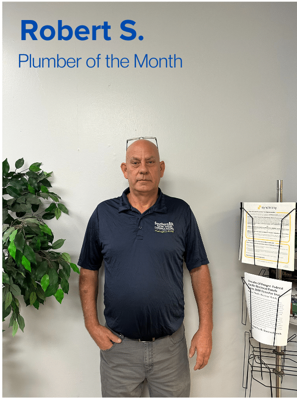 plumber of the month- robert