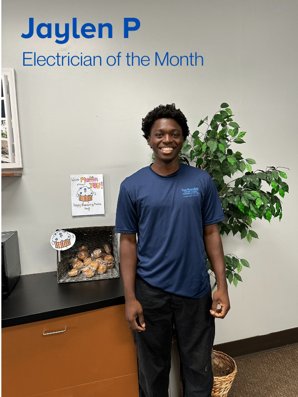 electrician of the month jaylen