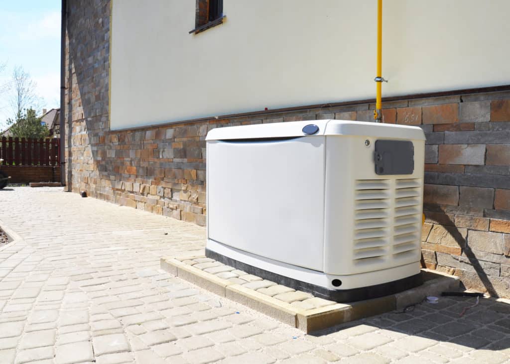 generator in residential area